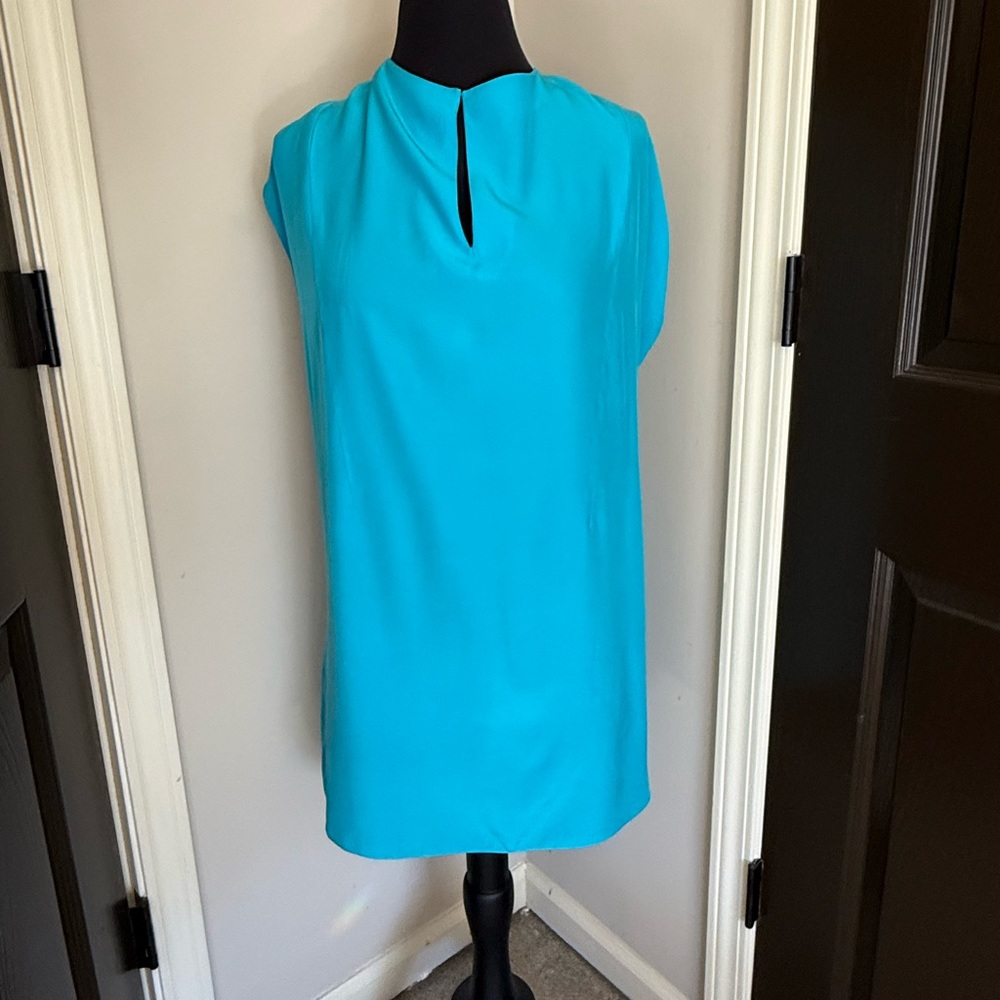 Amanda Uprichard Vibrant Blue Dress silk